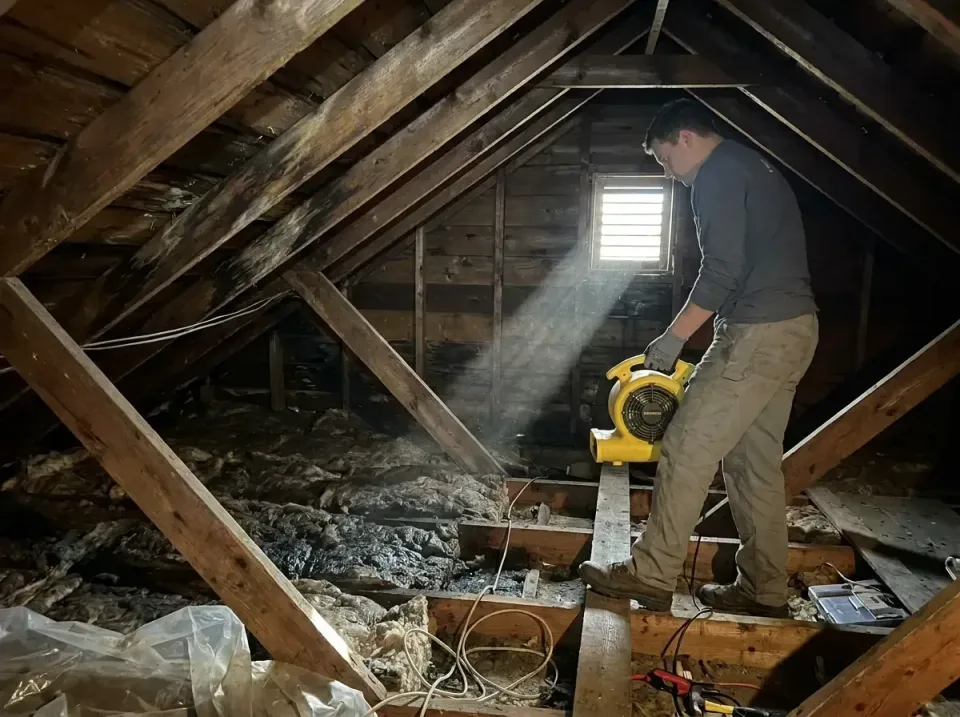 attic-water-damage-drying-proc-007 — frequently asked questions, Emergency Water Extraction & 24/7 Flood Response in Smithto…